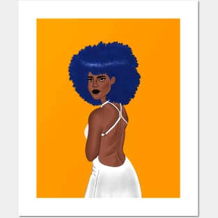 Beautiful Afro Queen Posters and Art